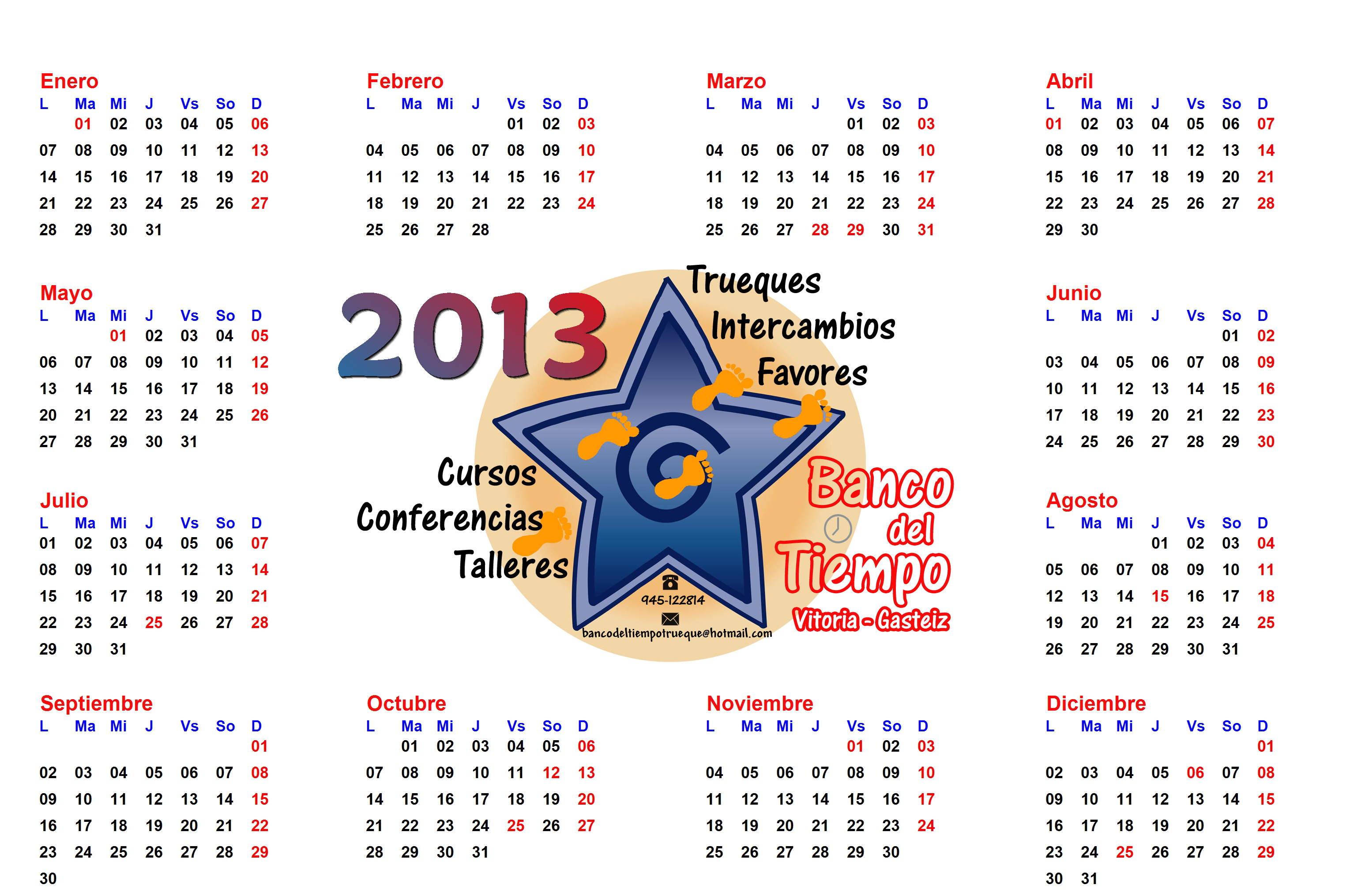 Calendario del Trueque_2013